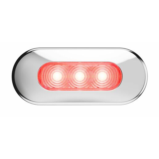 Roadvision LED Red / Clear Lens Clearance Light BR10 Series 10-30V - BR10RC