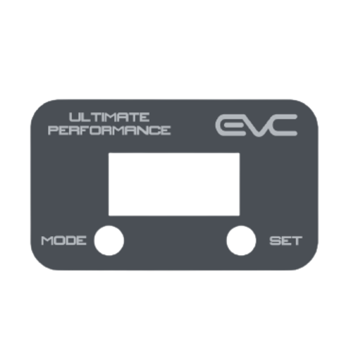 EVC Throttle Controller Face Plate - Charcoal Grey - CFCG