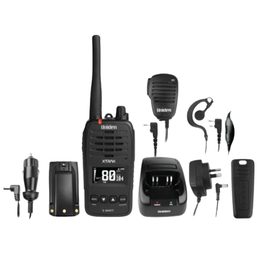 Uniden 5W 80Ch Smart UHF Handheld CB Radio - XTRAK50