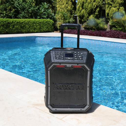 EcoXgear EcoBoulder Max 120-Watt RGB Waterproof Party Speaker - GDI-EXBDR310