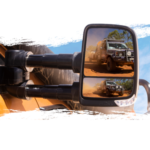 Clearview Next Gen Towing Mirrors Black - CVNG-HI-DC-MB