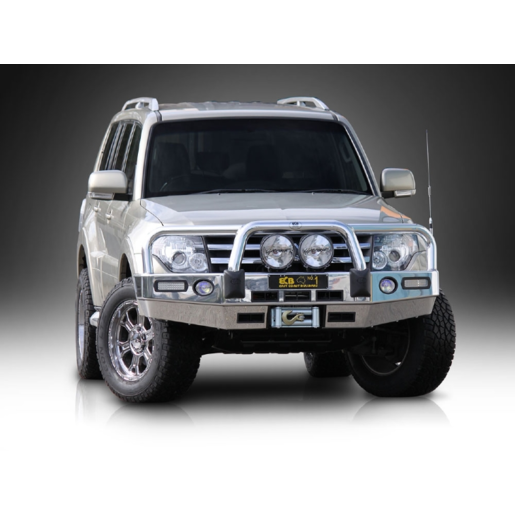 ECB Winch Bullbar w/ Bumper Lights To Suit Mitsubishi Pajero NX - EAM110SYP