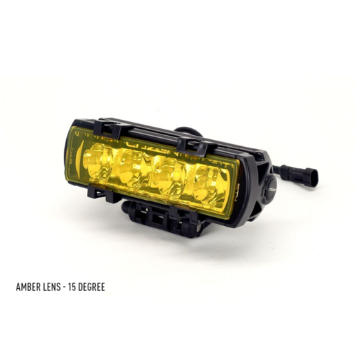 Lazer Lamps Amber Reeded Lens Kit 15 Degree Horiz ST4 - R900K-15H-ST-YLW