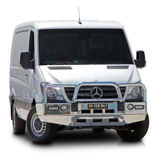 ECB Bullbar w/ Bumper Lights To Suit Mercedes-Benz Sprinter - BMB60SYM