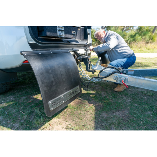 Clearview Rock Tamers Hub Mudflap System Matte Black