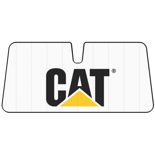 Caterpillar White Sunshade Licensed - WSCATWHT