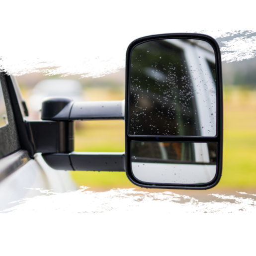 Clearview Compact Towing Mirrors Black - CVC-IU-DX20-SIEB