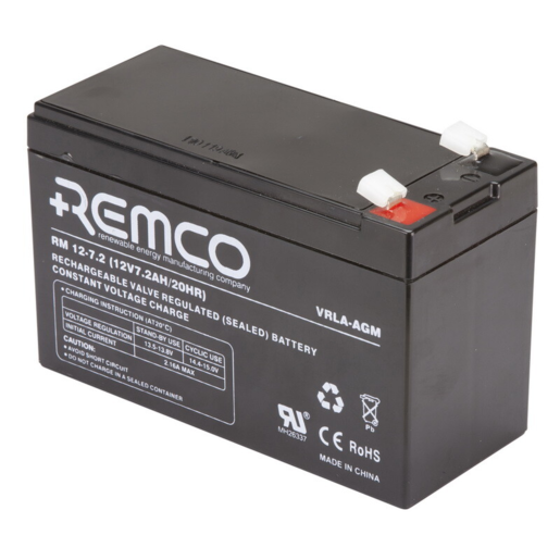 Remco AGM Standby Battery - RM12-7.2