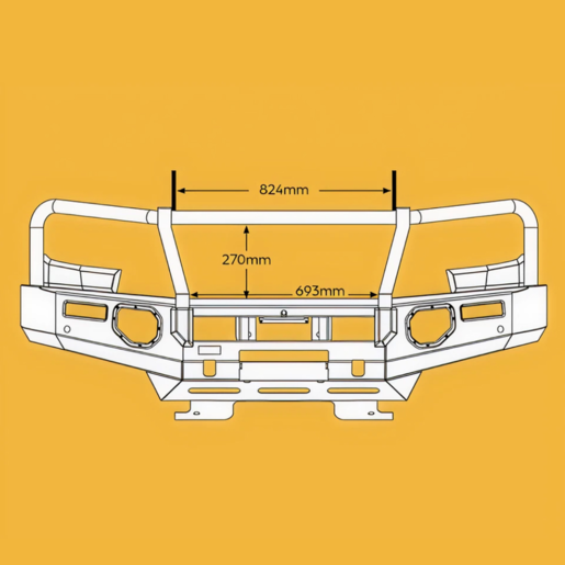 OXLEY Bull Bar Kit to Suit GWM Cannon
