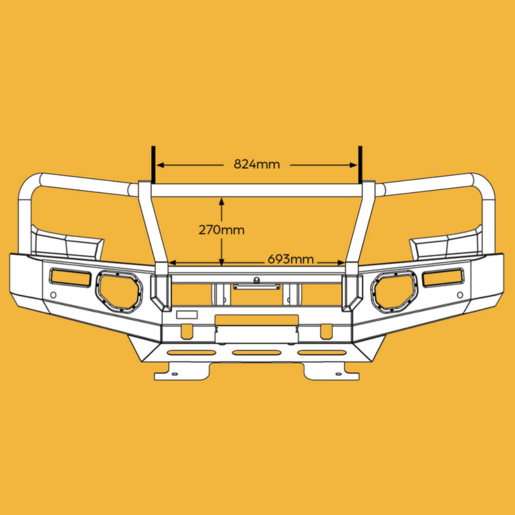OXLEY Bull Bar Kit to Suit GWM Cannon