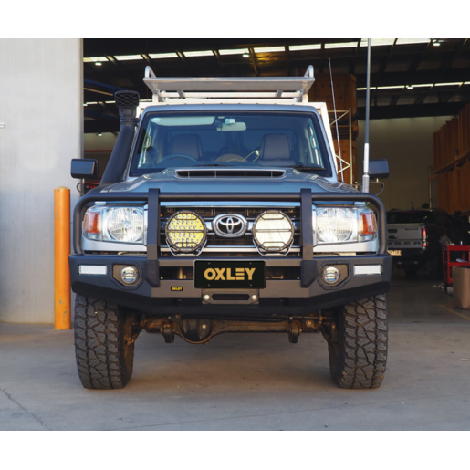 OXLEY Bull Bar Kit To Suit Toyota LC70 Single-Cab - FT23LC70V1K