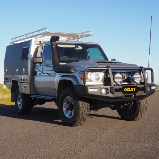 OXLEY Bull Bar Kit to Suit Toyota LC70 Single-Cab