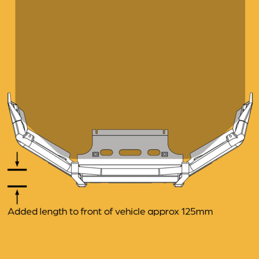 OXLEY Bull Bar Kit To Suit Isuzu D-MAX