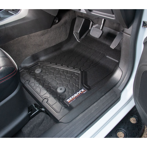 Bedrock Front & Rear Moulded Floor Liners to Suit Isuzu D-Max - BRI001FR