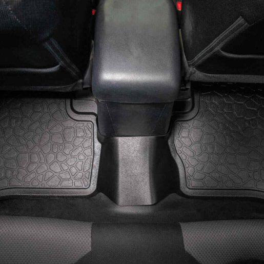 Bedrock Front & Rear Moulded Floor Liners to Suit Mitsubishi Triton - BRMI001FR