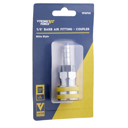 Vyking Force Air Fitting Coupler 9mm Male Barb - VFAF06