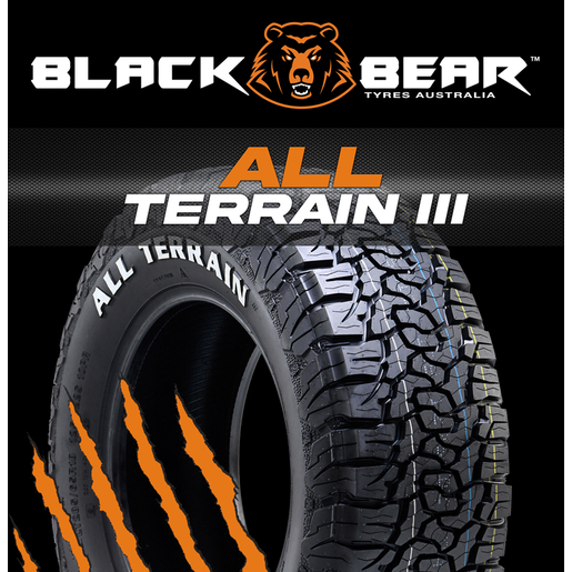 Black Bear Tyres LT265/70R17 121/118S 10PR A/T III RWL - 1300084006W