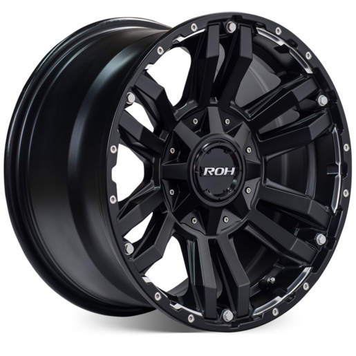 ROH 16X8 -13 6/139.7 Vapour Matt Black - VAP16813MB