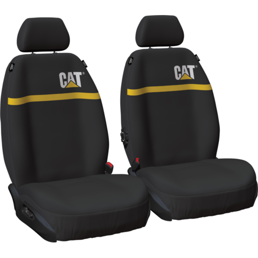 Caterpillar Canvas & Neoprene Seat Covers - NCCATBX-BLK30