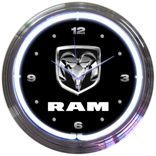 Ram Neon Clock -8RAMXX