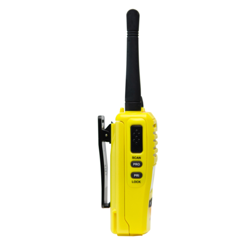GME UHF CB Handheld Radio With AccessoriesYellow Twin Pack 5/1 Watt