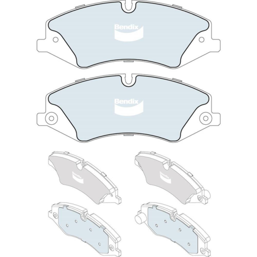 Bendix Ultimate 4WD Brake Pads - DB2203-ULT4WD