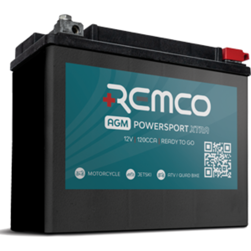 Remco Power Sports AGM 12V 400CCA Motorcycle ATV Jetski Battery - RTX30L