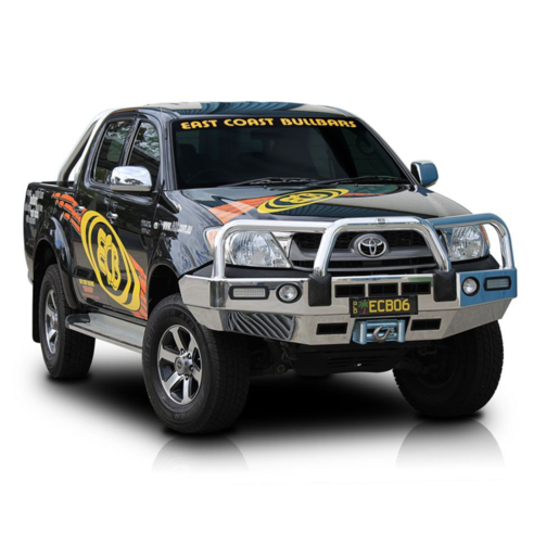 ECB Winch Bullbar w/ Bumper Lights To Suit Toyota Hilux - BT125SYB