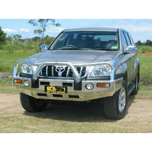 ECB Bullbar w/ Bumper Lights To Suit Toyota Prado 120 Series - BT38SYP