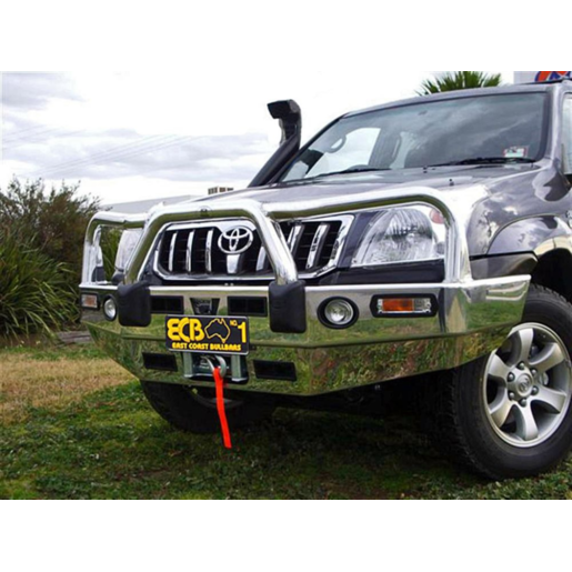 ECB Bullbar Winch Compatible w/ Bumper Lights To Suit Toyota Prado - BT39SYZ