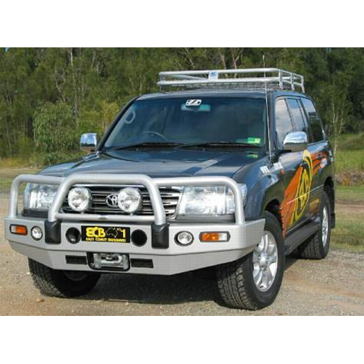 ECB Winch Bullbar w/ Bumper Lights To Suit Toyota LandCruiser - BT86SYB