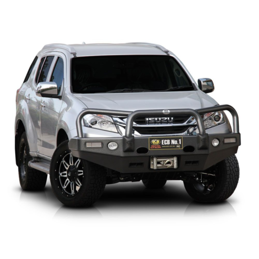 ECB Winch Bullbar w/ Bumper Lights To Suit Isuzu Mu-X - EAIZ69SYB