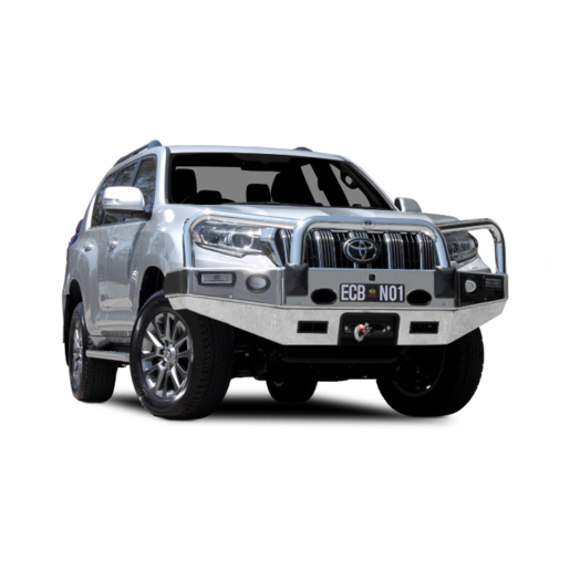 ECB Winch Bullbar w/ Bumper Lights To Suit Toyota Prado - EAT166SYB