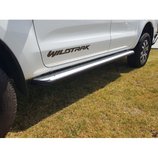Opposite Lock Steel Side Steps to suit Ford Ranger PX III