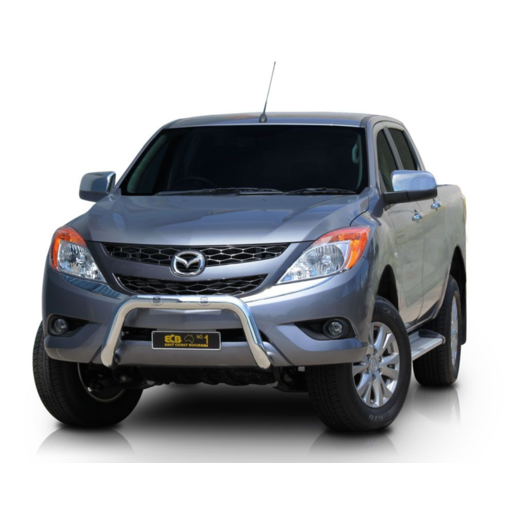 ECB Nudge Bar To Suit Mazda BT-50 4WD 10/11 to 03/18 - NBMA48SYP