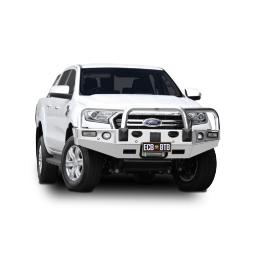 ECB Winch Bullbar w/ Bumper Lights To Suit Ford Ranger PX MKIII - EAF173SYB
