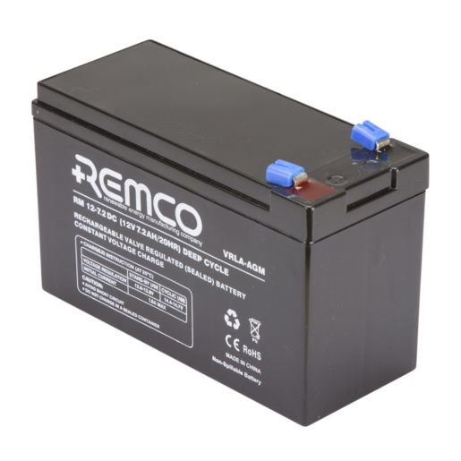 Remco 12V 7.2AH Deep Cycle Battery - RM12-7.2DC