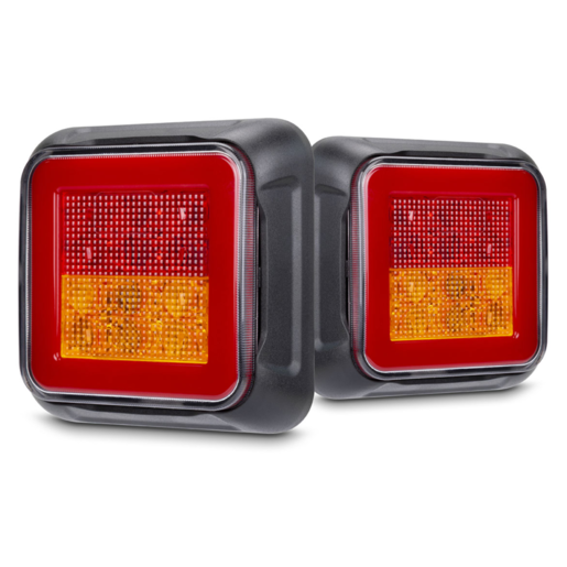 Roadvision LED Combination Trailer Lights with Halo 80mm x 80 mm - BR81LR