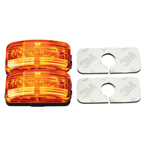 Roadvision LED Marker Lights Adhesive 2 Pack Amber - BR7A2S