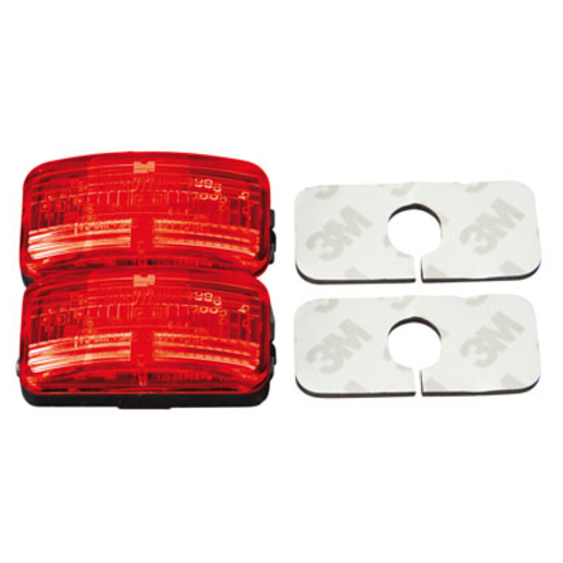 Roadvision LED Marker Lights Adhesive 2 Pack Red - BR7R2S