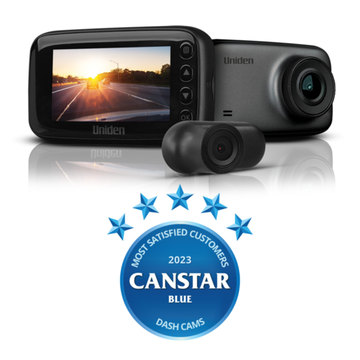 Uniden Go Cam 50R Full HD Smart Dash Cam w/ 2.7? LCD Colour Screen - IGOCAM50R