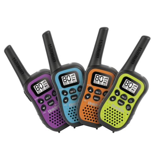 Uniden 80 Channel UHF CB Handheld Radio w/ Kid Zone Quad Colour Pack - UH45-4