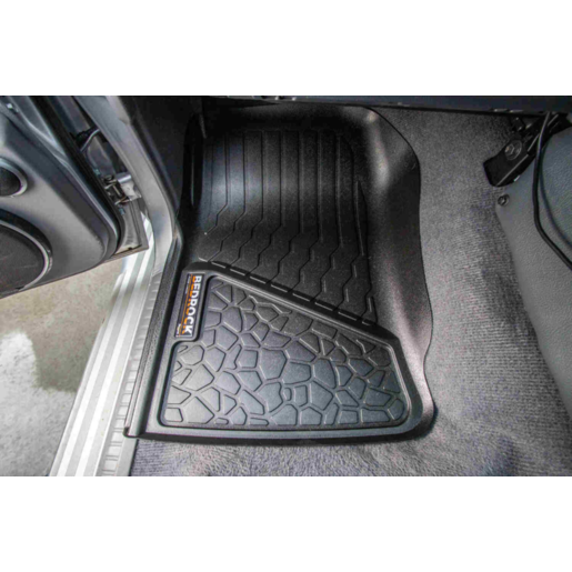 Bedrock Front & Rear Moulded Floor Liners to Suit Toyota Landcruiser - BRT004FR