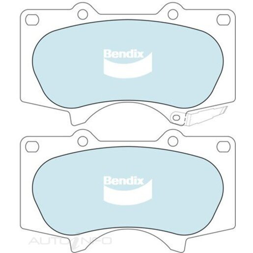 Bendix Front Brake Pads - DB1482-4WD