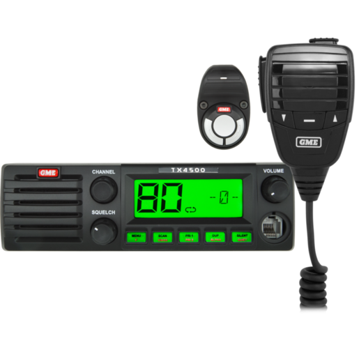 GME 5 Watt DIN Mountradio UHF CB w/Wireless PTT & Scansuite - TX4500WS