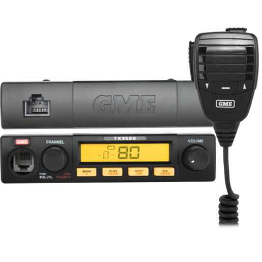 GME 5 Watt Remote Head UHF CB Radio w/Scansuite - TX3520S