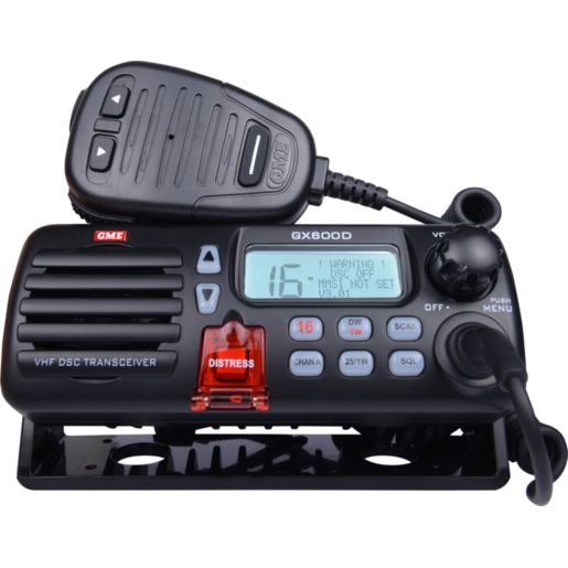 GME VHF Marine Radio w/ DSC Black - GX600DB
