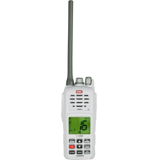 GME 5/1 Watt Handheld VHF Marine Radio Float & Flash - GX800W