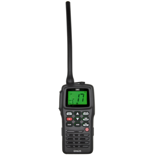 GME 5/1 Watt Handheld VHF Marine Radio - GX625
