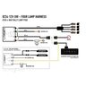 Lazer LAZER LAMP - FOUR-LAMP HARNESS KIT - DBC-RACE COMPATIBLE CARBON SERIES 12V - 8234-12V-SW